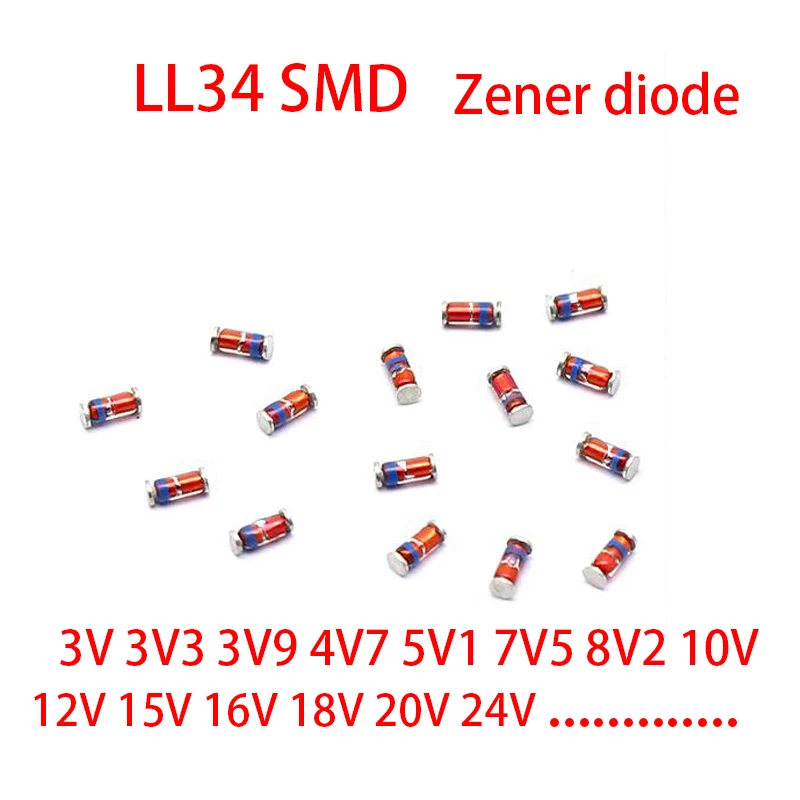 100PCS 1/2W 0.5W Ze…