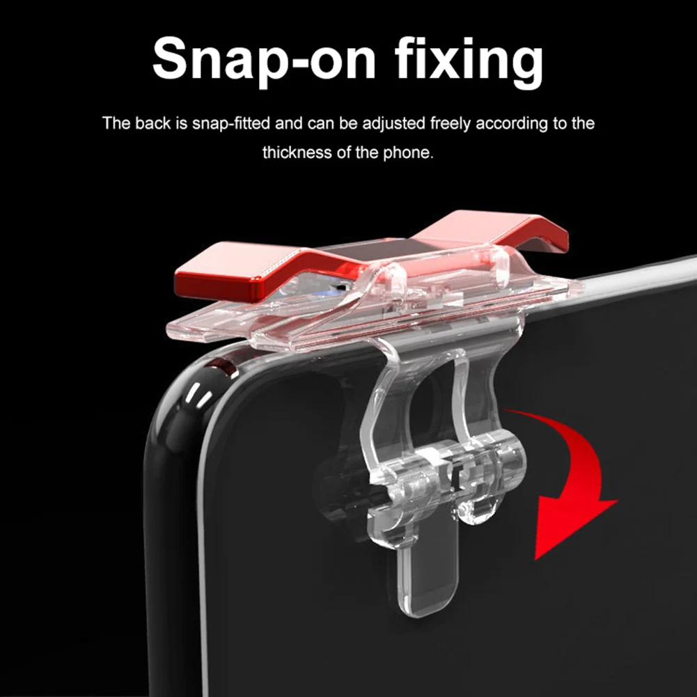 E9 1 Pair Mobile Phone L1- R1 Fire Button Aim Gaming Trigger Shooters for PUBG