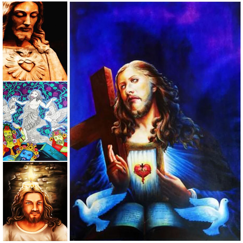 Affiches et imprimés de jésus, christianisme, Religion, croix de salutation, toile d'art mural, peinture murale, images pour salon, sans cadre