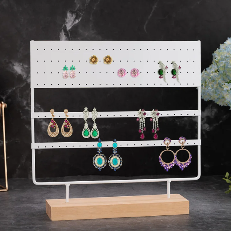 Earrings Holder Jewellery Rack 24/44/66/69/88/144 holes Stand for Earrings Pendants Bracelets Jewelry Display Stud Wholesale