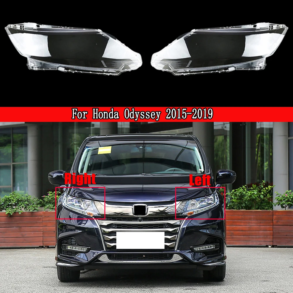 

For Honda Odyssey 2015 2016 2017 2018 2019 Transparent Headlight Cover Headlamp Lens Shell Replace Original Lampshade Plexiglass