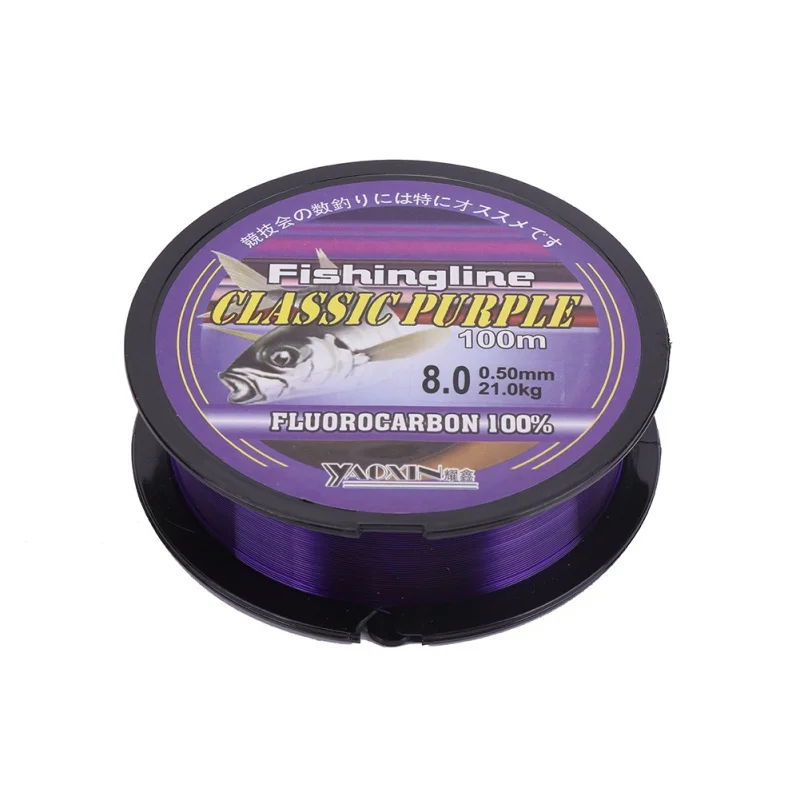 

100M 150M 200M 300M 500M Purple Fishing Lines Antioxidant Layer Nylon Wire Outdoor Tackle Accessories