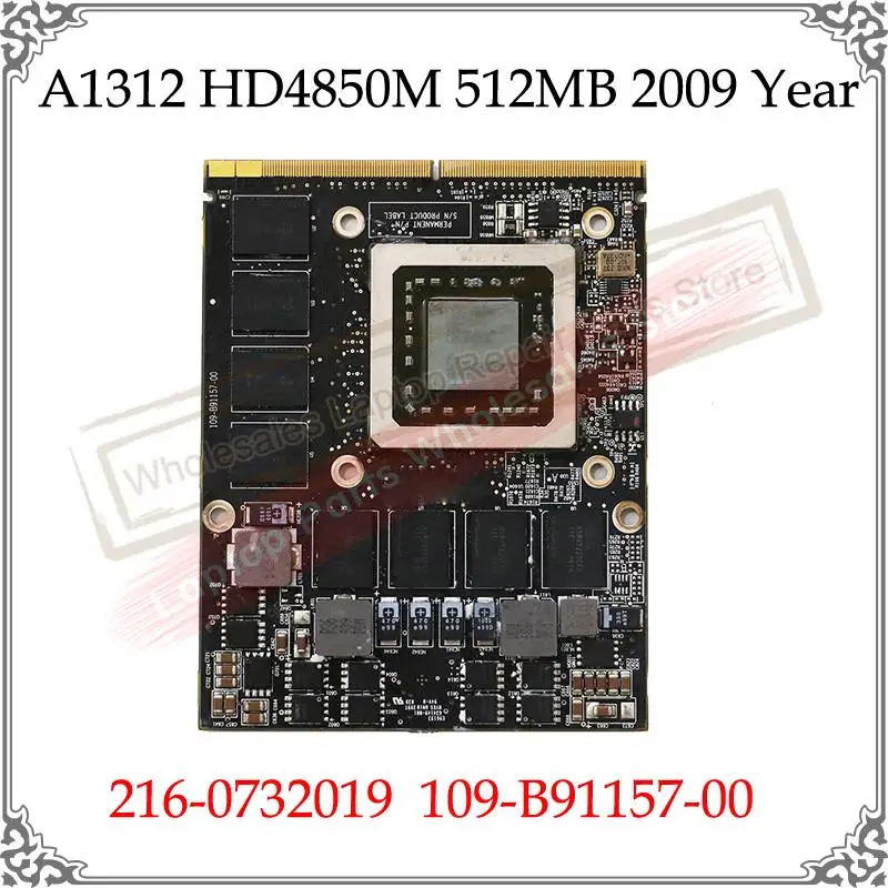 

Original HD4850 HD 4850 A1312 Video Card 512MB For Apple iMac 27" 216-0732025 109-B90957-00 216-0732019 Display Graphics Card