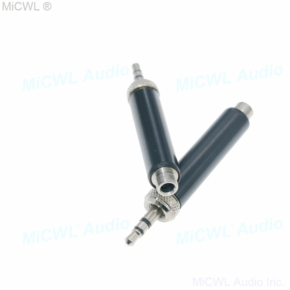 DIY kabel mikrofonowy Adapter standardowy 3.5mm blokada Sennheiser do Shure TA4F Mini kobieta AKG TA3F 3Pin złącza konwertery