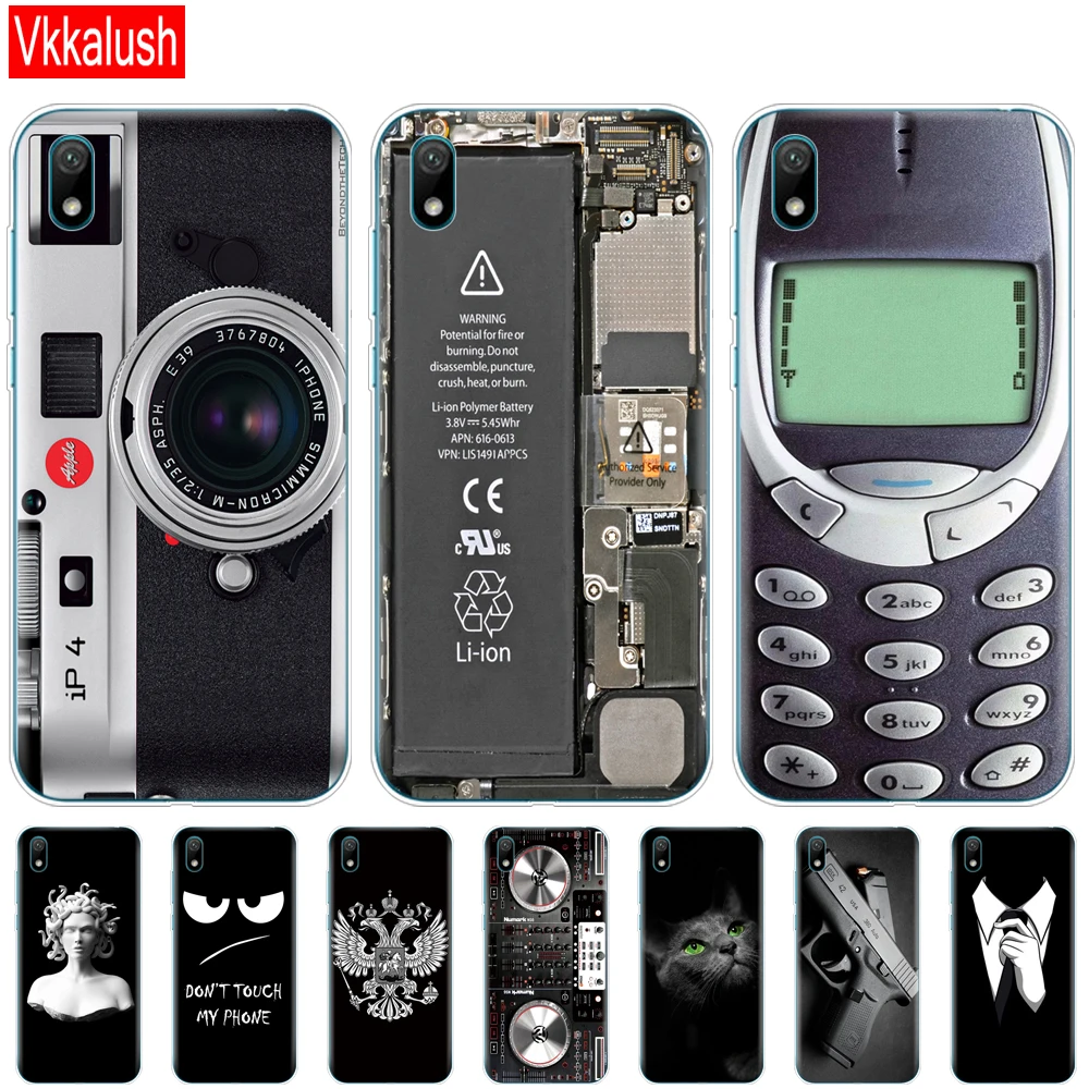 Case For Huawei Y5 2019 Case Bumper Silicon TPU Back Cover Soft Phone Case For Huawei Y5 2019  Coque Bumper 5.71 Inch