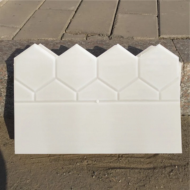 Recinzione da giardino in pietra di cemento strada letto di fiori decorazione fai da te pavimenta fare plastica riutilizzabile antico stampo in