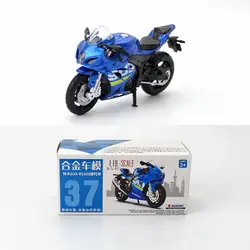 Caipo 1:18 suzuki GSX-R1000 liga & plástico da motocicleta para o menino brinquedo coleção amigo crianças presente