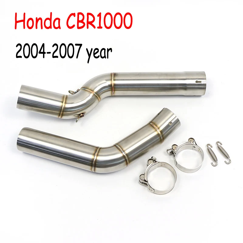 

For Honda CBR1000 CBR1000RR 2004 2005 2006 2007 year Slip-on Brand New Motorcycle Exhaust Middle Link Pipe Escape System