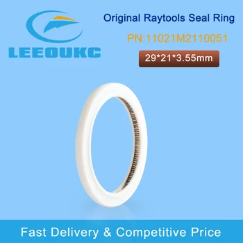 LEEOUKC Raytools Original Frühling Dichtung Ring 29x2 1x 3,55mm für Schutz Objektiv 24,9x1,5mm BM109 BT240S BM111 faser Laser Schneiden