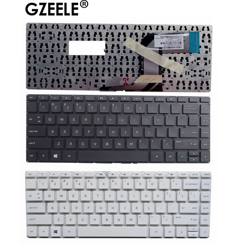 New For HP Pavilion 14-v219tx 14-v 14-v000 14-v100 14-v200 AEY11U00210 MP-14A33US-920 757318-001 US white keyboard