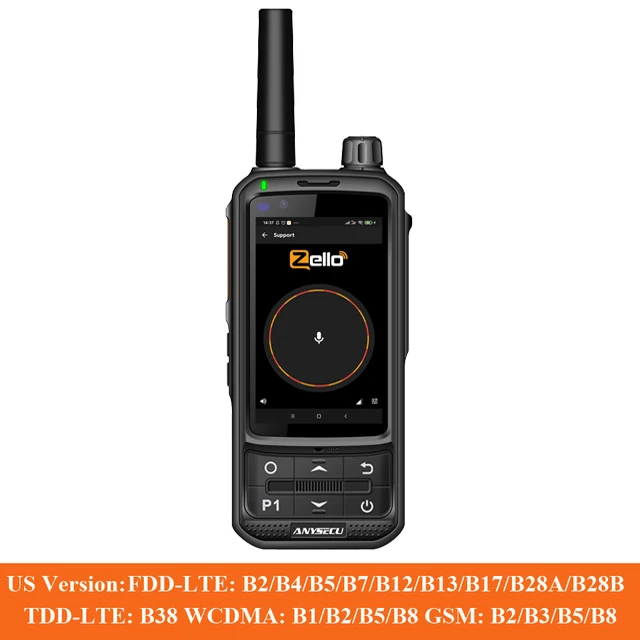 Top 4G Network Radio A970S Android 9.0 LTE PTT POC Walkie Talkie Mobile Phone Compatible with Zello Real-ptt pocstar