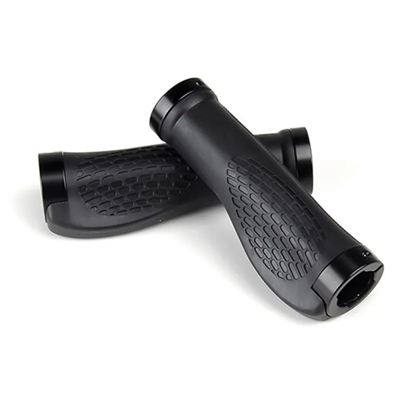 1 Pair Comfortable Portable Cycling Bike Mountain Handlebar Rubber Anti-slip Bicycle Handlebar 2 styles optional