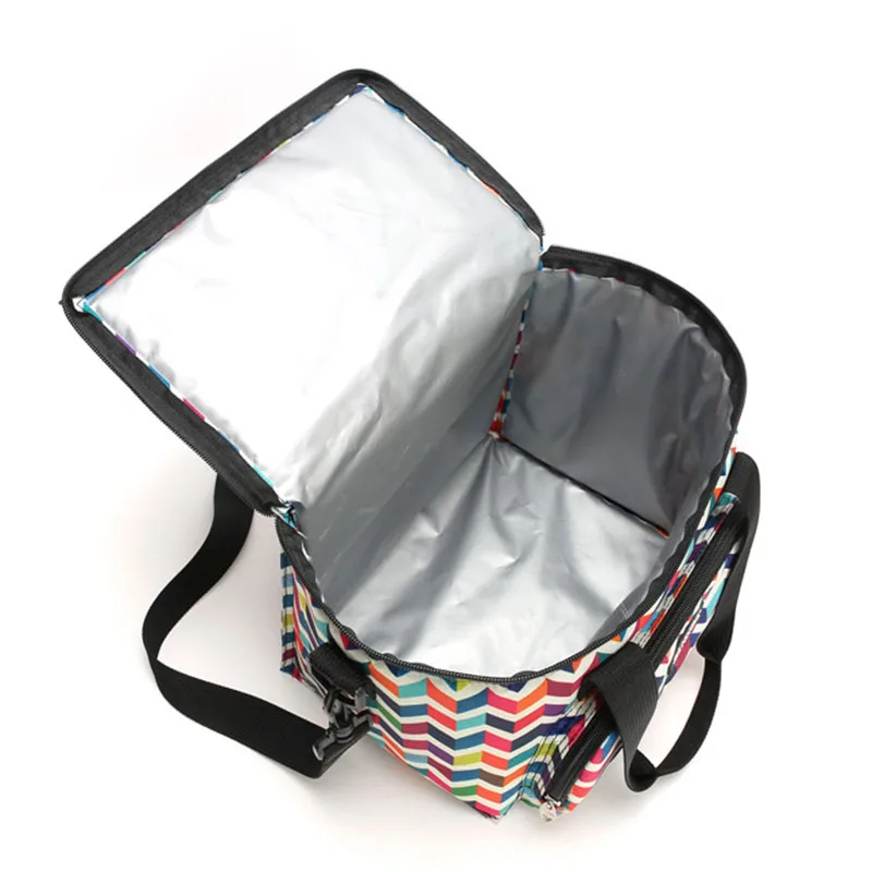 10L Cooler Bag Thermal Insulated Refrigerator Tote Lunch Box Zipper Accessories Case Picnic Bag Fresh Keeping Organizer