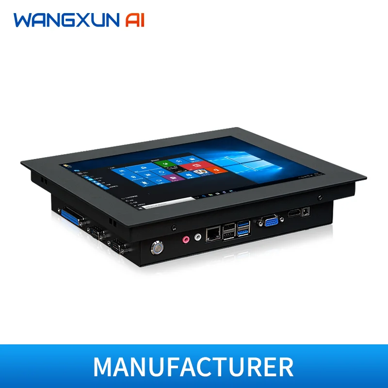 

10.4/12.1/15/17/19" Embedded Resistive Touch Pannel Industrial all in one Computer of Windows7/8/10 Pro/Linux J1800 3825U