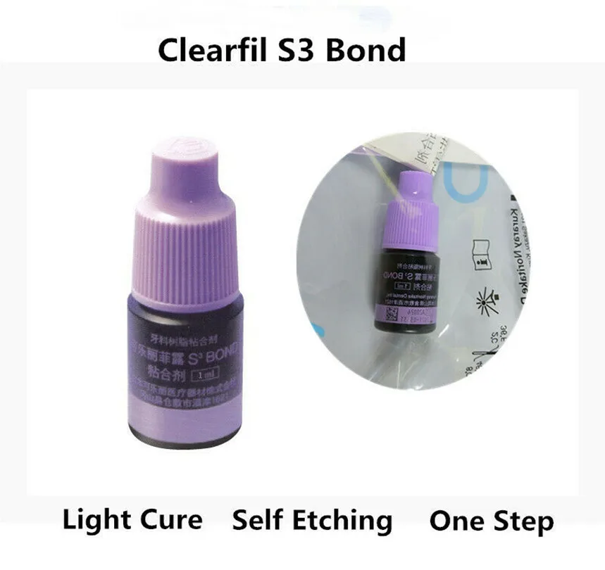 1Pc Dental Bond Teeth Glue Composite Resin Light Cure Bond Adhesive Orthodontic Bracket Brace Bonding Agent Acid Etching Gel