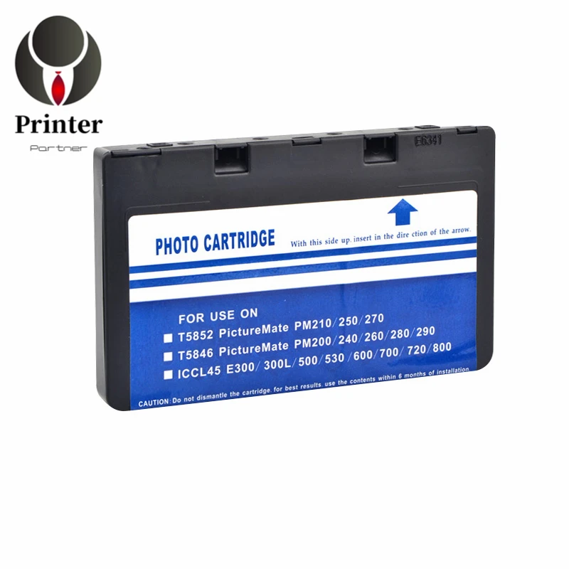 

Printer Partner T5852 E5852 ink cartridge compatible for Epson Picture Mate PM210 PM250 PM270 PM235 PM215 printer