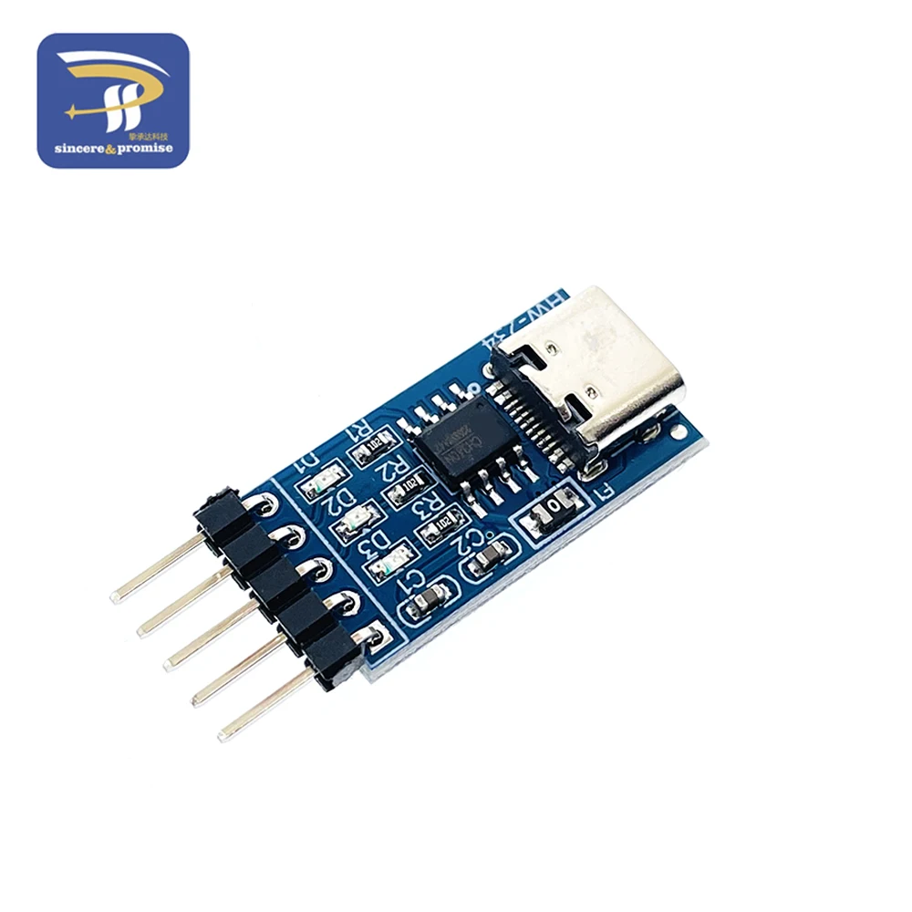1/5pcs TYPE-C USB to TTL Serial Port CH340N Module CH340 DC 5V/3.3V Upgrade MCU Download Brush Line