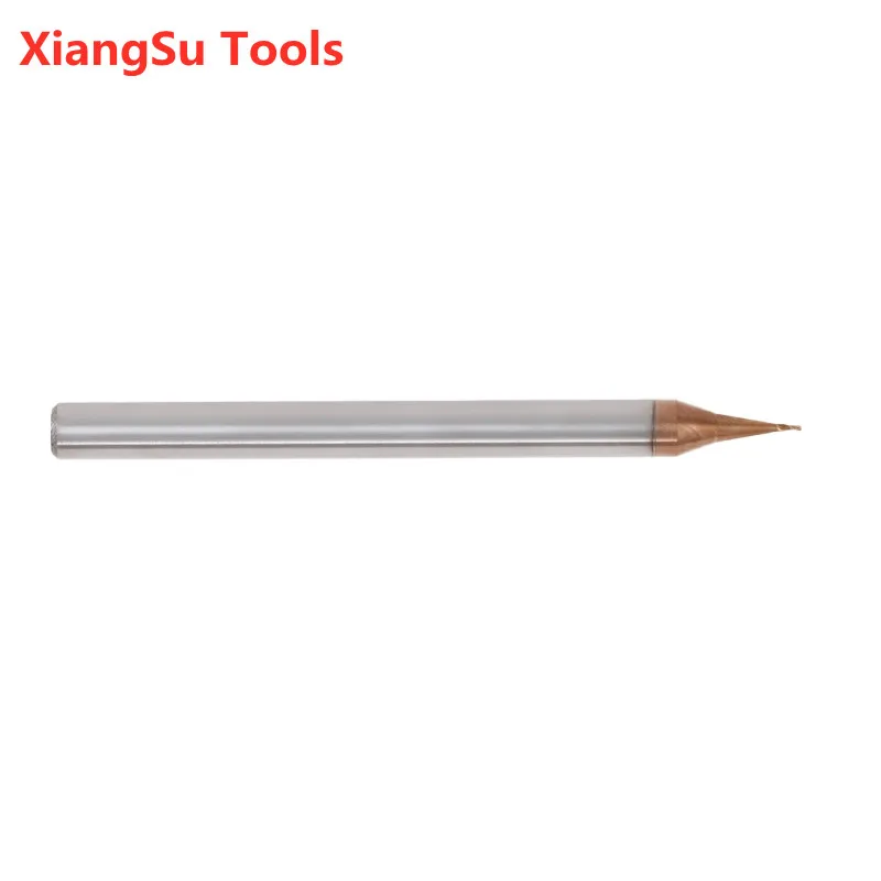 R0.1-R0.2-R0.3-R0.4-R0.45 مللي متر مايكرو أداة 2 الناي HRC55 الكرة نهاية الأنف مطحنة CNC راوتر كربيد قطع الطحن آلة ل فولاذ