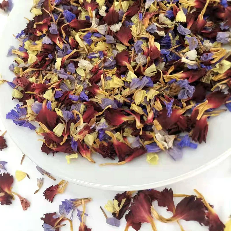 Real Dried Flower petals Dry Plants For Aromatherapy Candle Epoxy Resin Pendant Necklace Jewelry Making Craft DIY Accessories