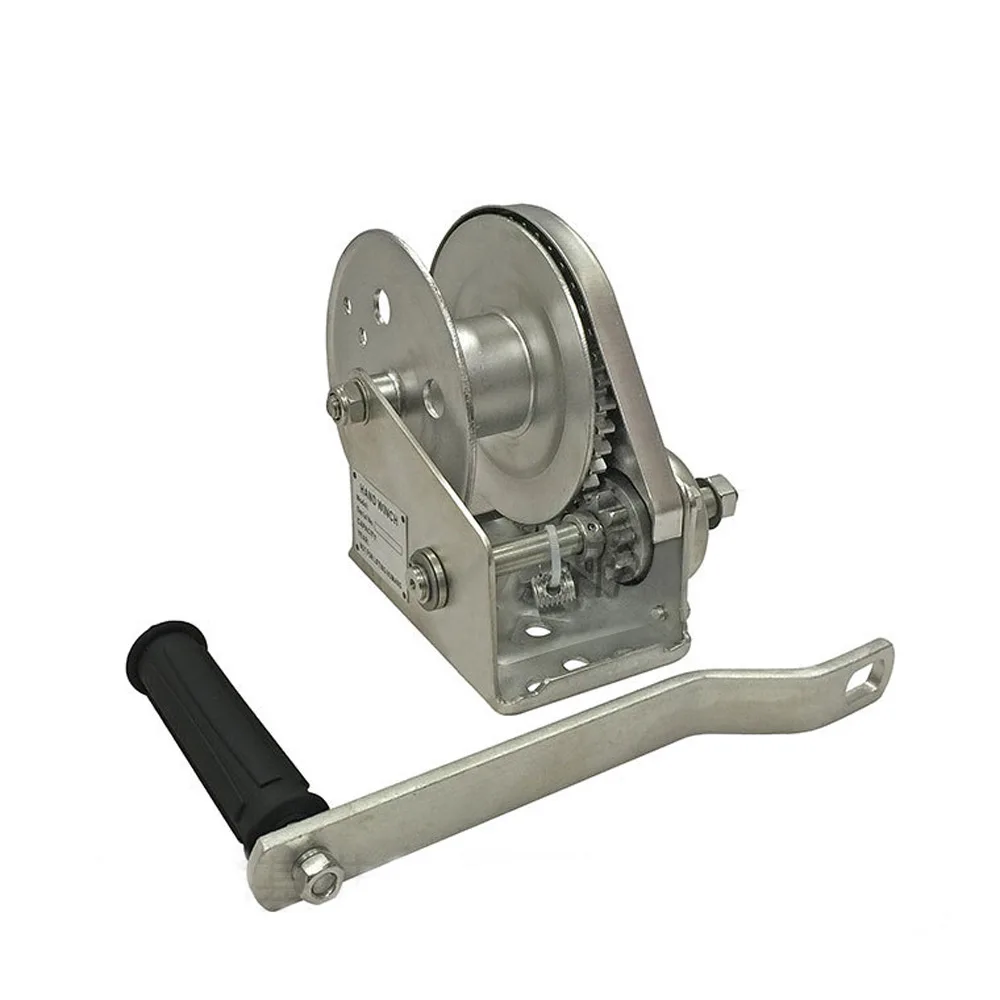 1200Lbs Hand-Cranking Winch Electric Winch Self-Locking Brake Hand-Cranking Winch Winch