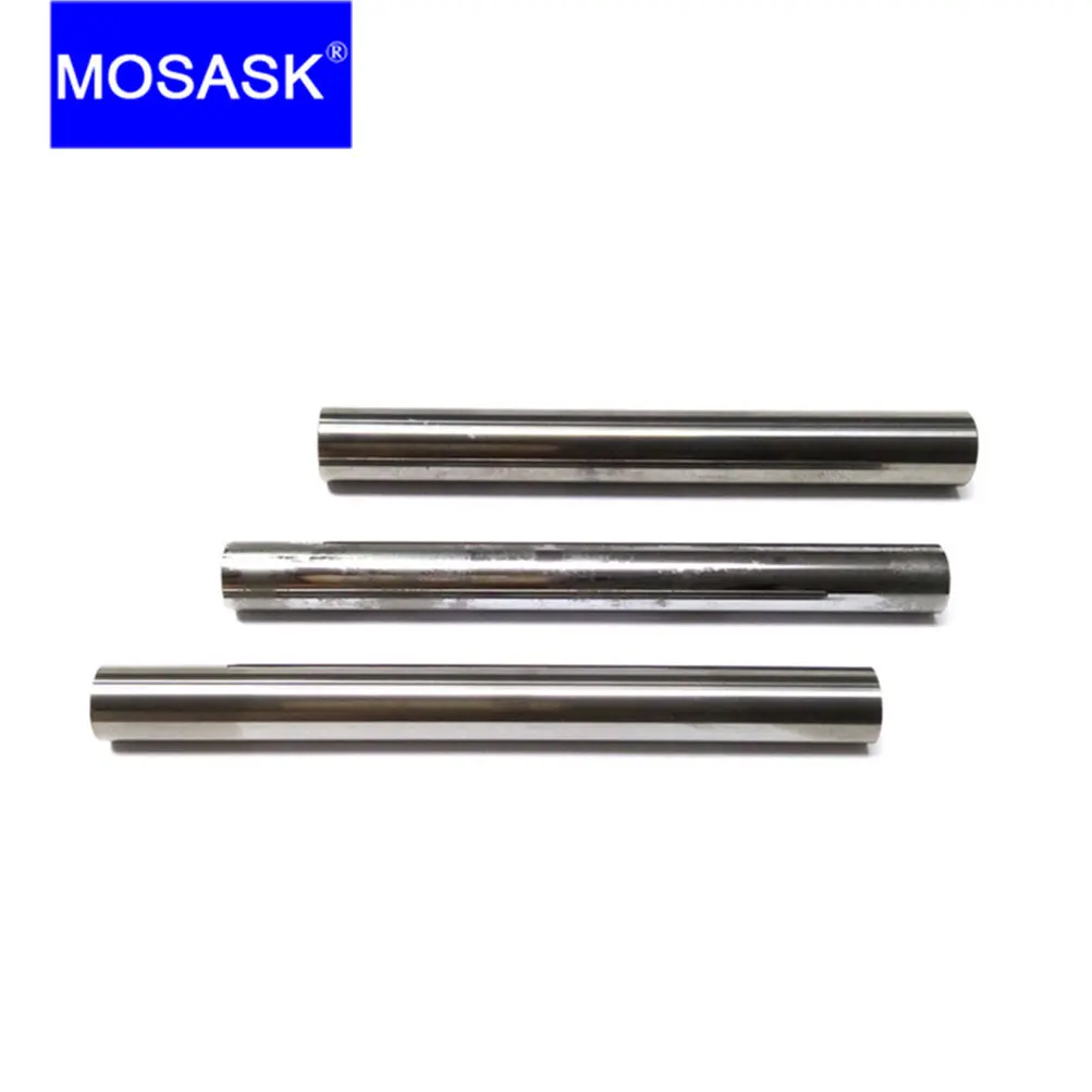 

MOSASK 1pcs HRC60 100L 4mm 6mm 8mm CNC Lathe Tungsten Metal Working Steel Bar Carbide Presion Grinding Round Rod