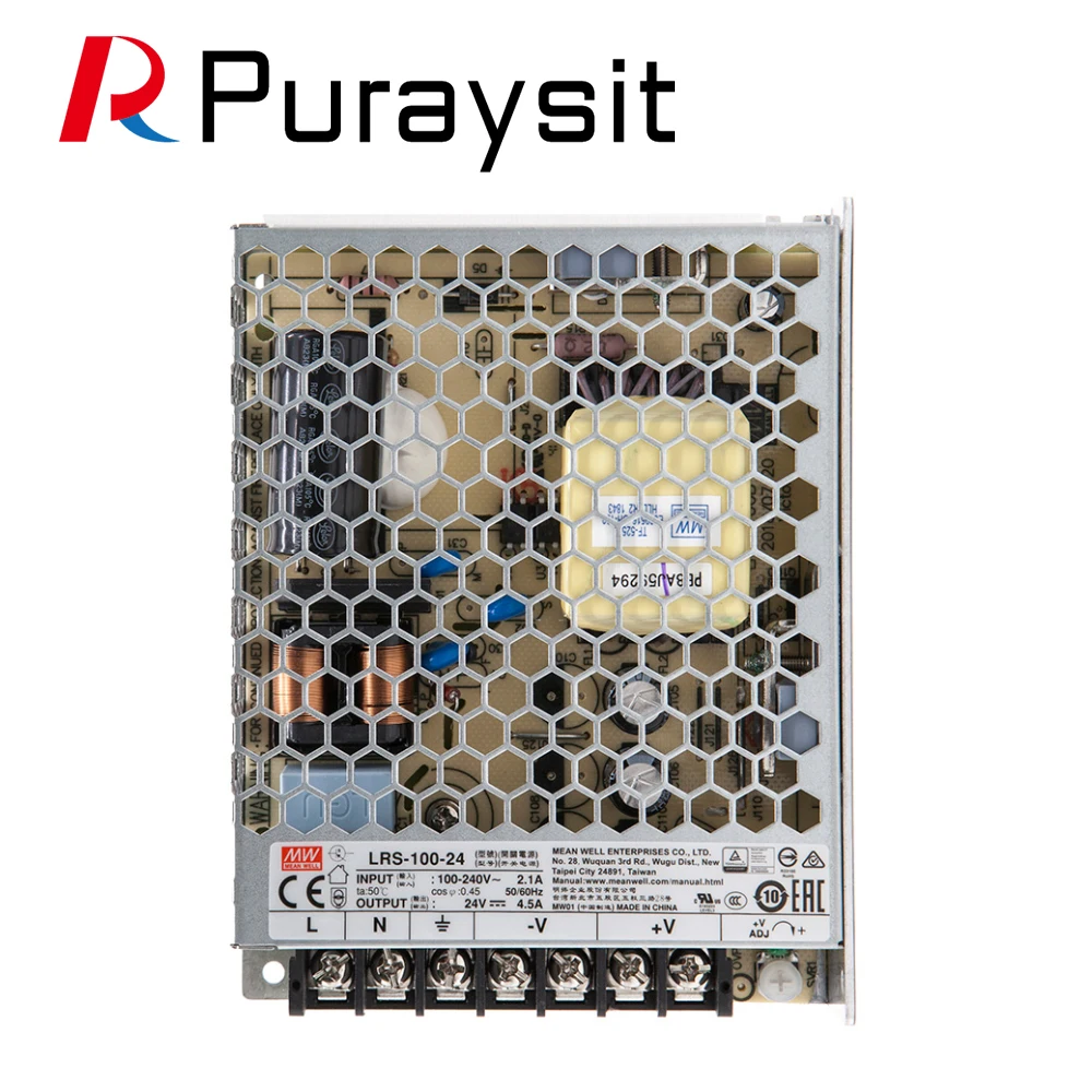 Puraysit MeanWell LRS-100- 5V 12V 15V 24V 36V 48V Switching Power Supply AC/DC 100W single output