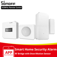 Itead SONOFF RF Bridge 433MHz Wireless Wifi Remote Control PIR3 Motion Sensor DW2 Door Window Sensor for Smart Home Automation