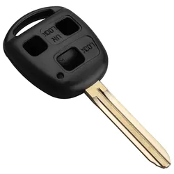 3 Buttons Car Keyless Entry Remote Key Shell Cover Fob For Toyota Camry Land Cruiser FJ Cruiser Uncut Blade Replacement Case