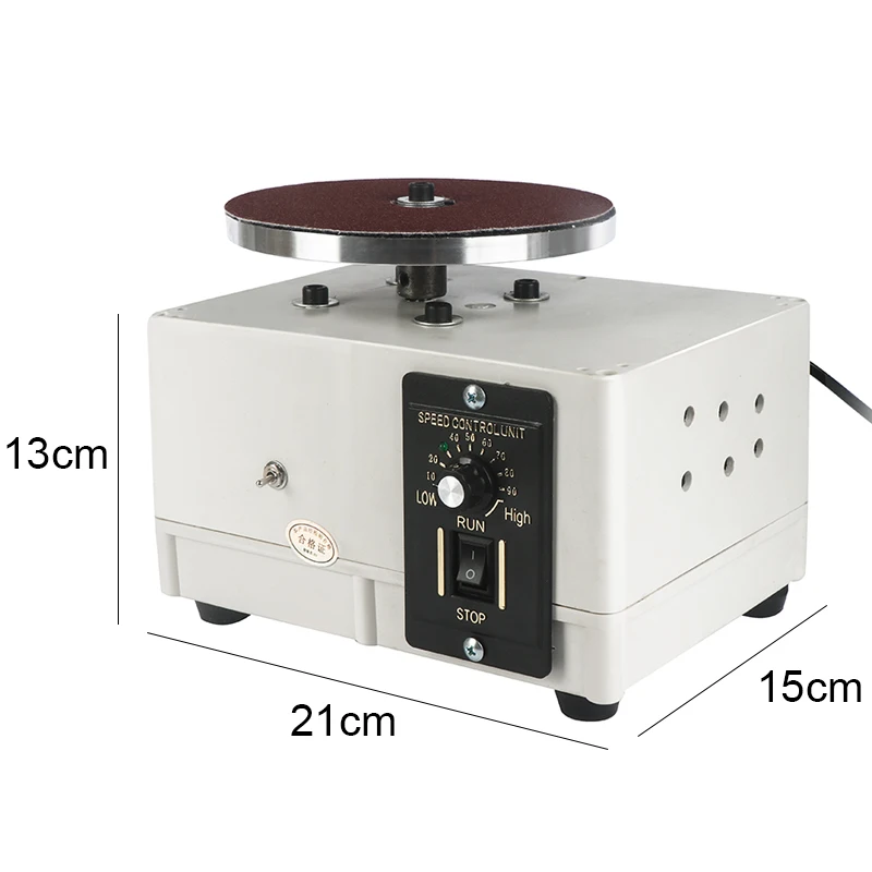 Imagem -02 - Elétrica Polisher Afiador de Faca Tesoura Cabeleireiro Manicure Faca Velocidade Especial Máquina de Polimento 10 Peças Lixa 220v 100w