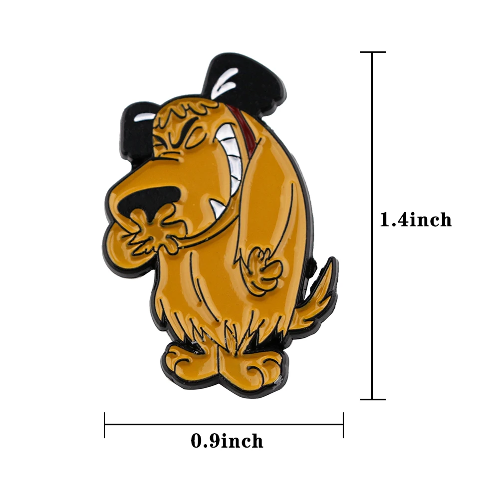 LT863 90s Manga Funny Dog Enamel Pins Brooches Woman Men Backpack Bags Badge Fashion Lapel Jewelry Kids Friends Birthday Gifts