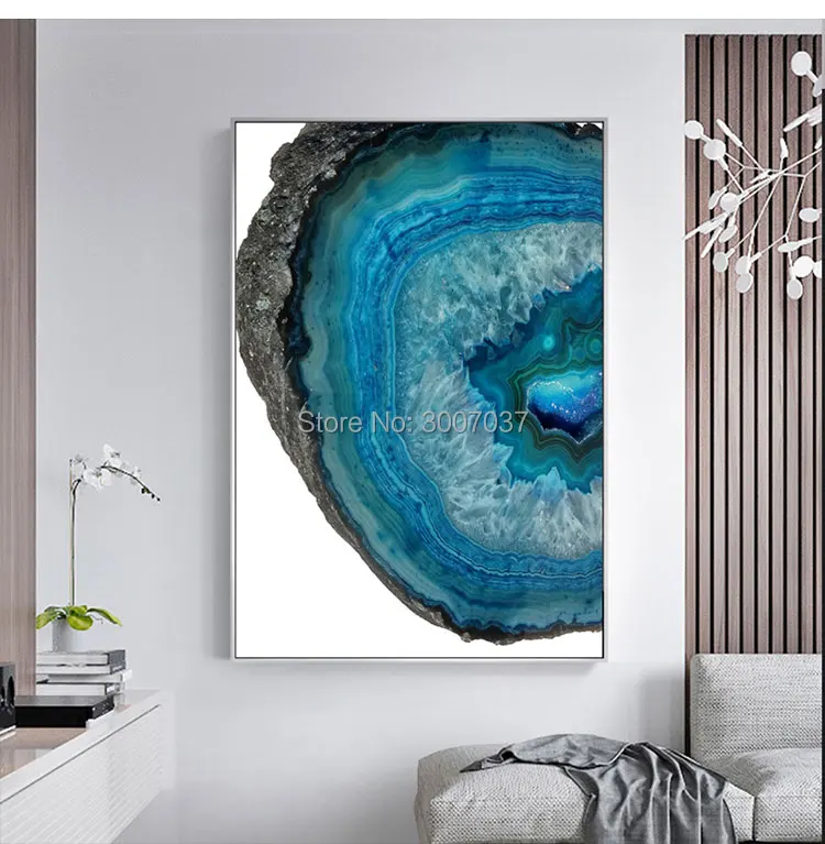 Hand Painted Abstract Sea Oil Painting on Canvas Modern Seascape Water Painting Wall Art Picture Cuadros Decor Free Shipping