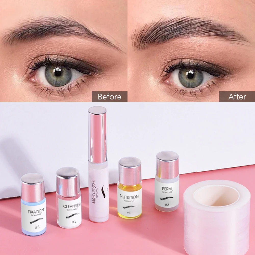 

2020 Brow Lamination Kit Safe Eyebrow Lamination Kit Styling Perming Setting Curling Brow Lift Eyebrow Lifting Kit