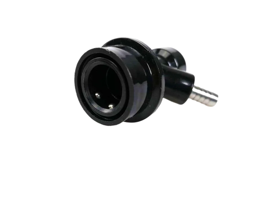 KegLand Premium Ball Lock Disconnect (Black/Liquid) - Barbed