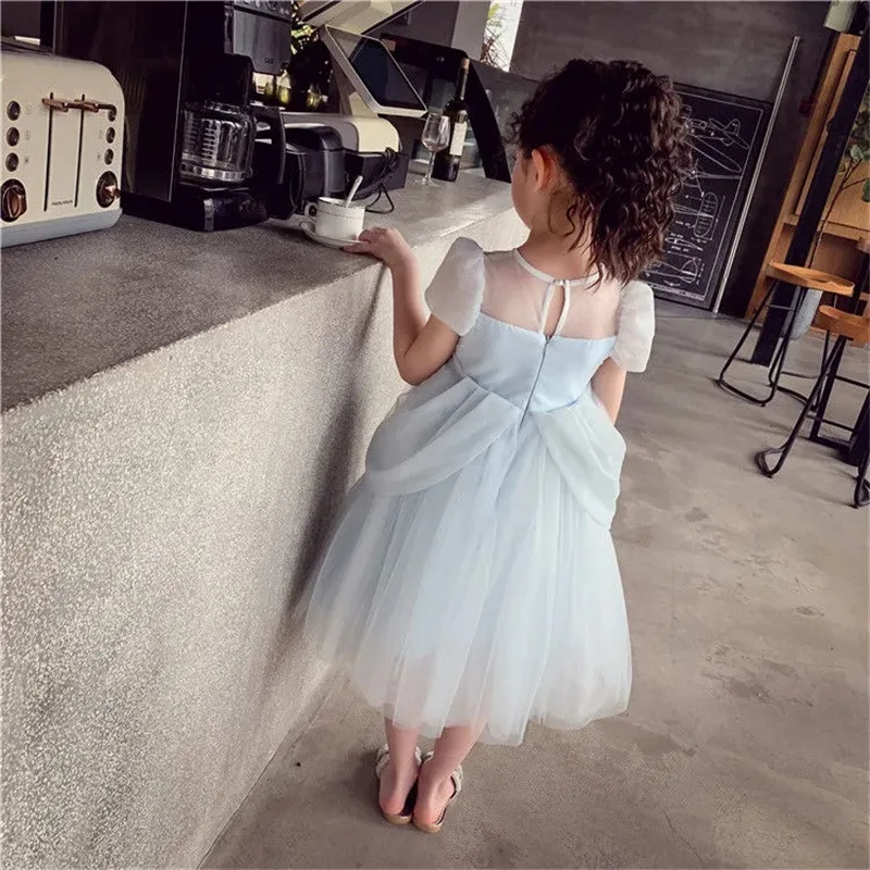 Girls Gown Dress Princess Summer Costumes Party Ball Gown Dress Baby Girls Wedding Birthday Prom Fancy Role-Play Dress