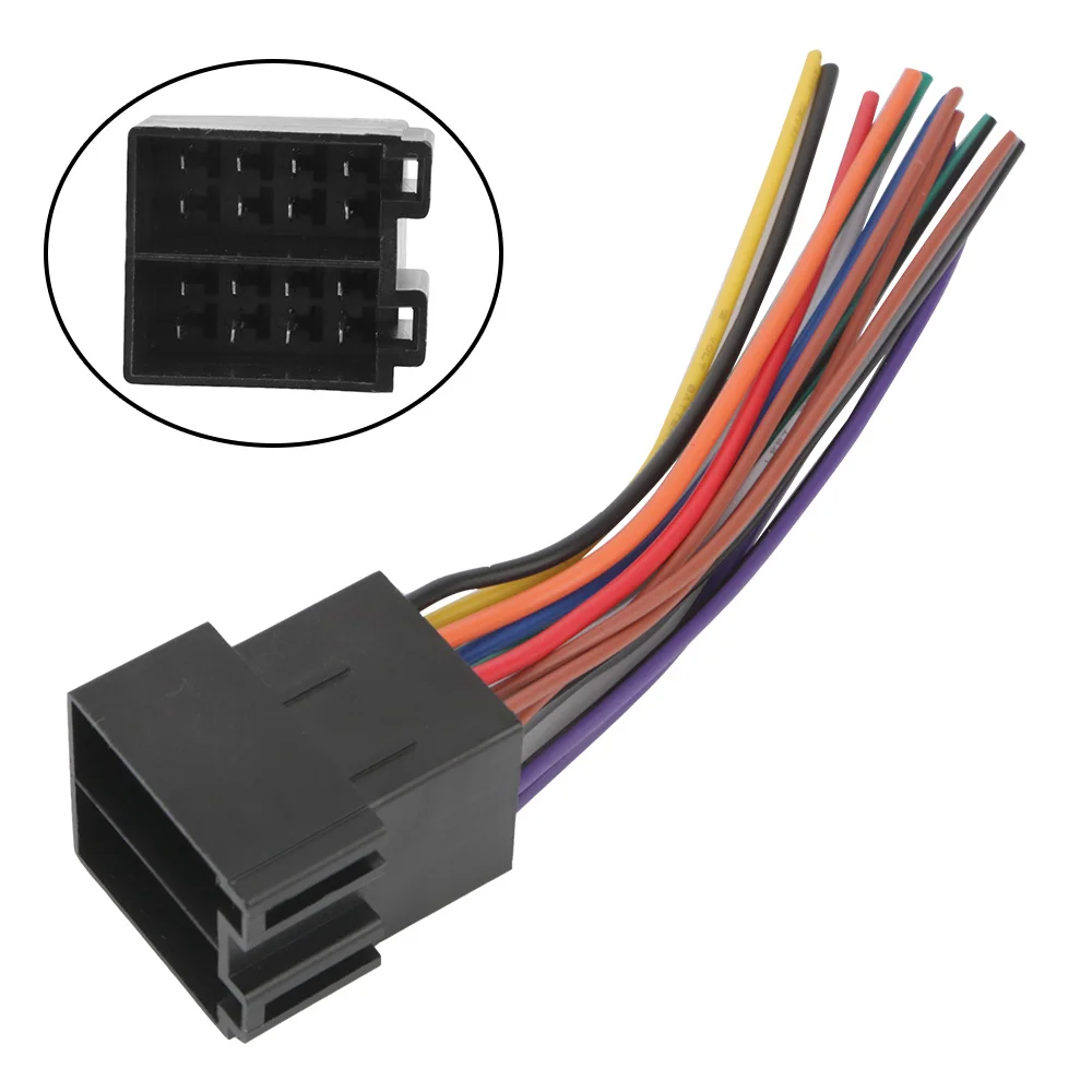 Auto Zubehör Universelle Männliche ISO Stecker Stecker Antenne Stereo Kabel Harness Power Adapter Auto Ersatz Radio Draht