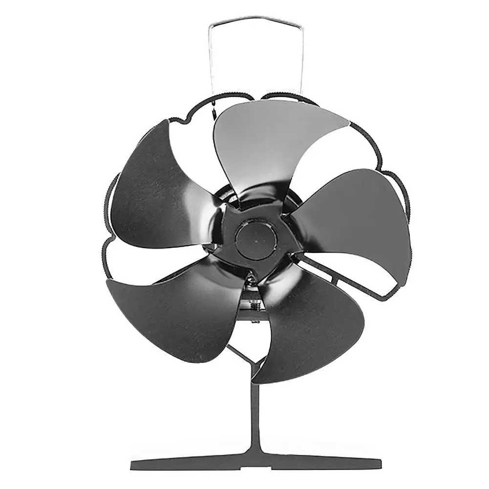 5 Blade Haard Ventilator Warmte Aangedreven Kachel Fan Log Hout Brander Ecofan Rustig Thuis Haard Ventilator Warmte distributie