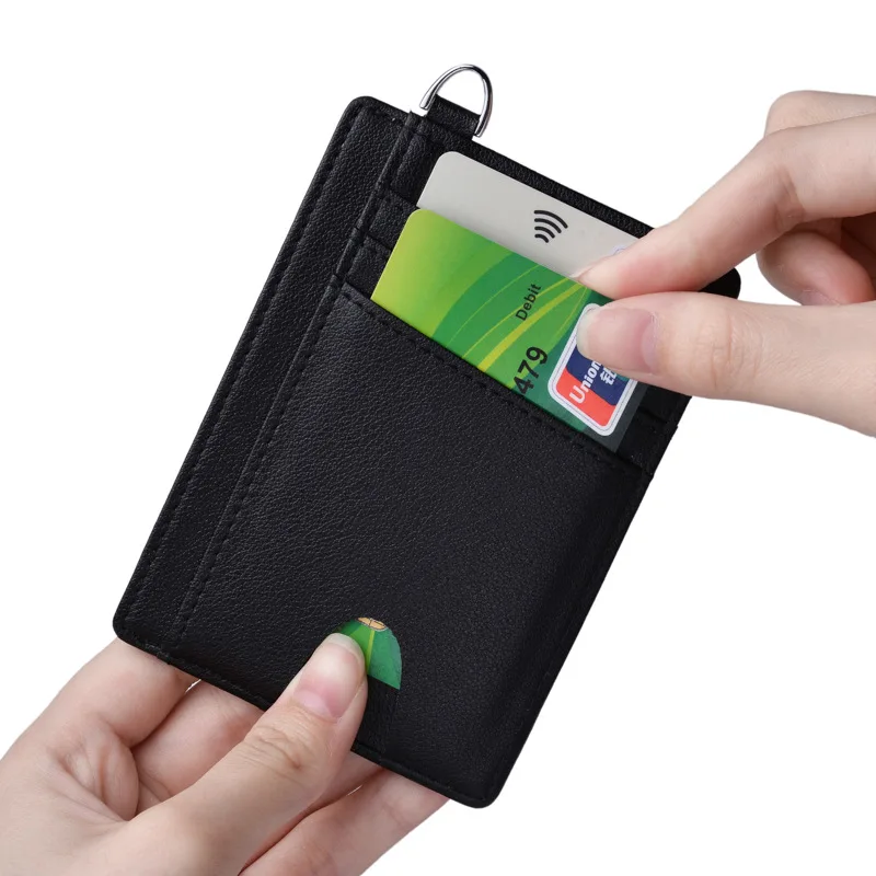 Amazon Magnetic Card ID Card Clamp RFID Card Documents Bus Wallet Emplyee's Card Shielded Card Case