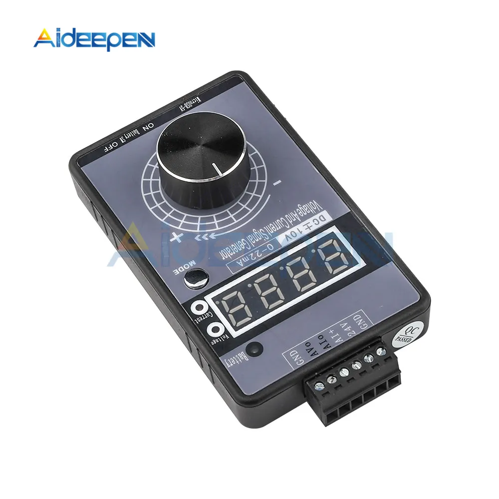 Digital 4-20mA 0-10V Voltage Signal Generator 0-20mA Current Transmitter Professional Electronic Measuring Instruments