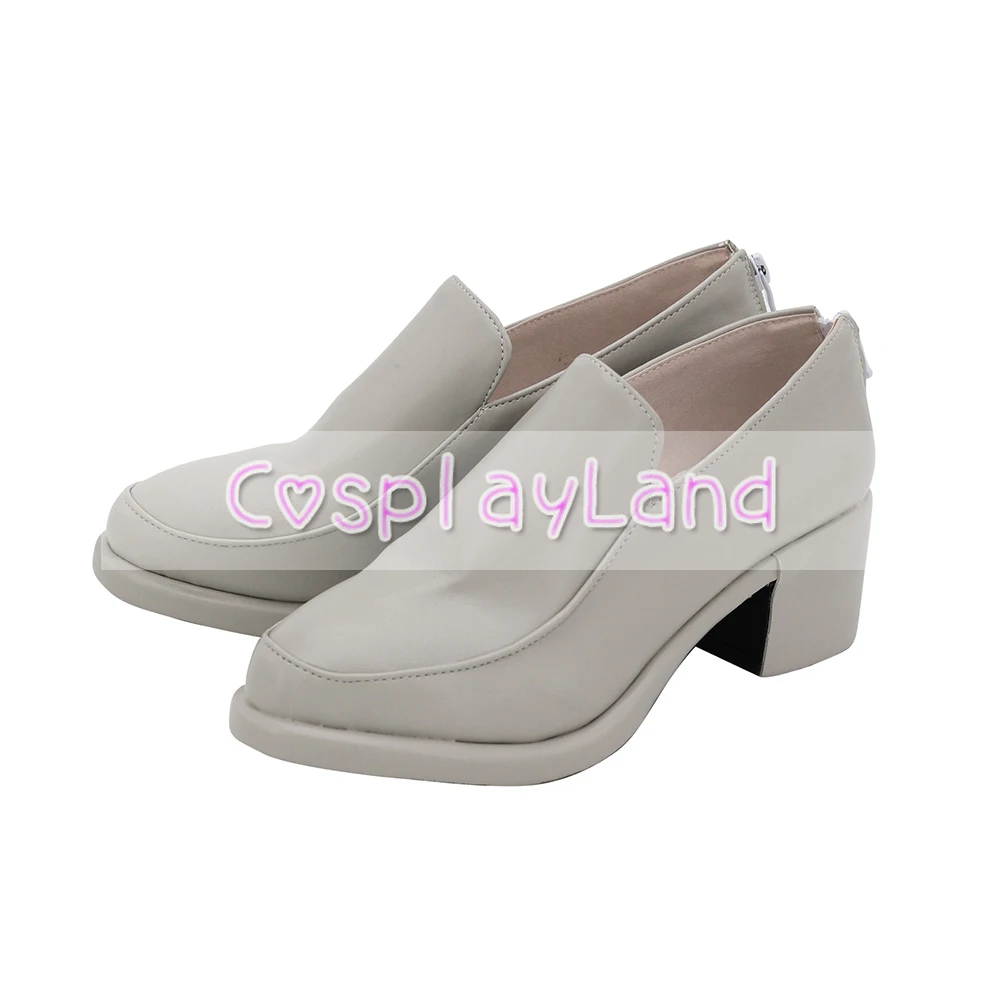 Jojo 'S Bizarre Adventure Bruno Bucciarati Cosplay Laarzen Schoenen Grijs Mannen Kostuum Aangepaste Accessoires Halloween Party Schoenen