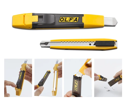 

OLFA JAPAN Auto Lock Cutter Mini cutters DA-1 208B