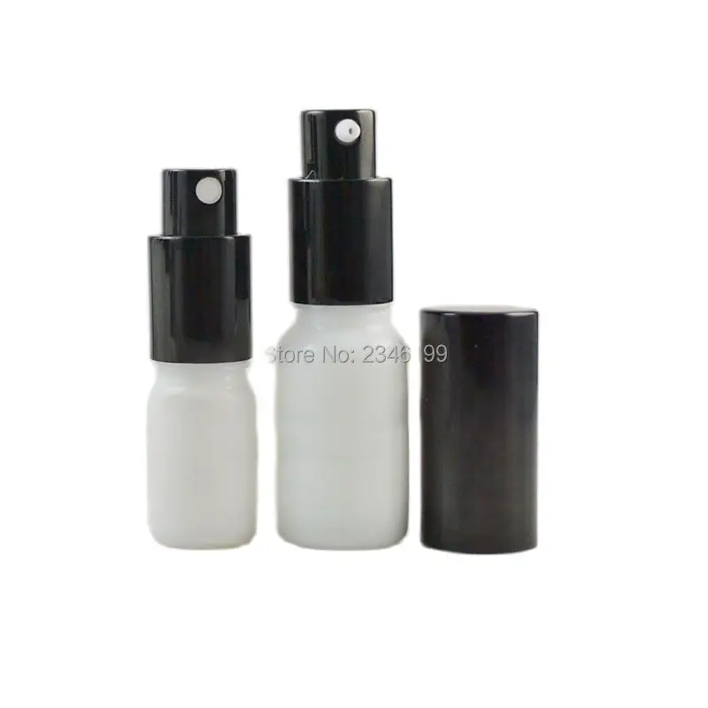 

10pcs/lot 5ML 10ML 15ML 20ML 30Ml 50ML 100ML Empty Glass Emulsion Bottle, DIY White Elegant Cosmetic Spray Bottle, Lotion Pump B