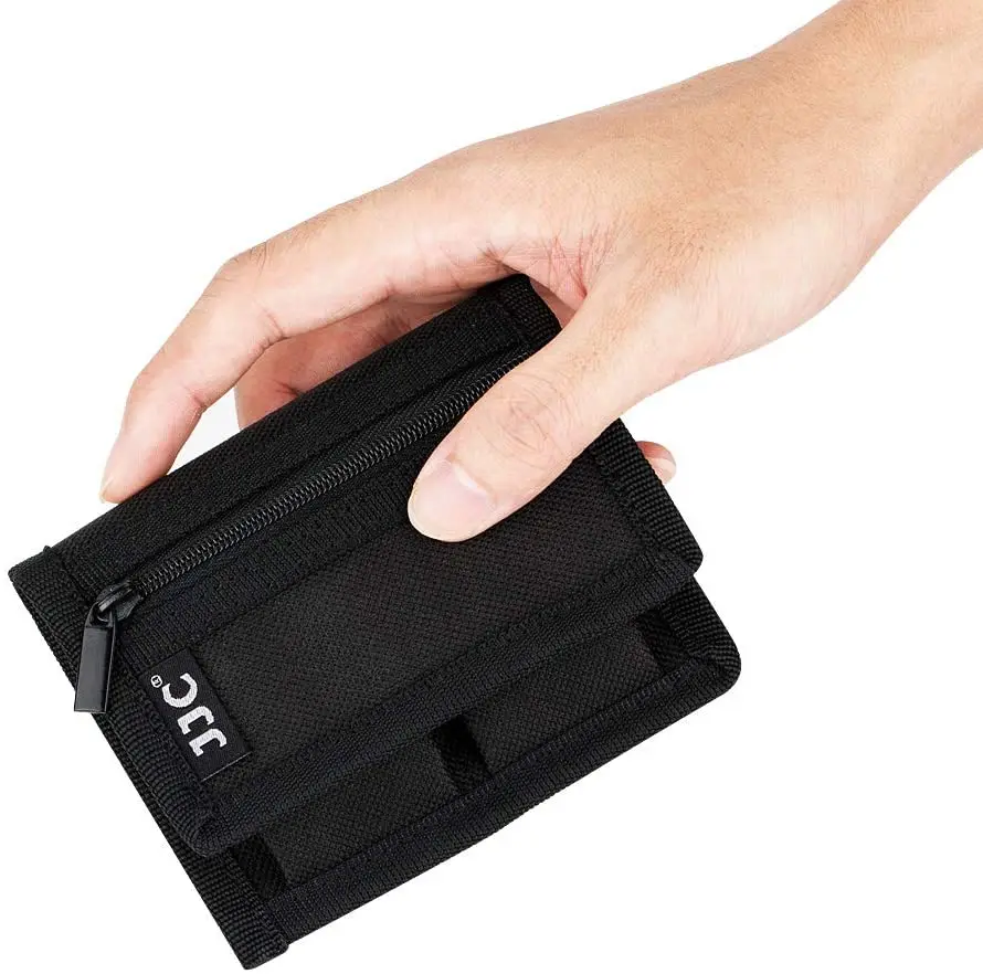 حقيبة بطارية الكاميرا ، حافظة بطاقات الذاكرة ل فوجي فيلم NP-W126 ، XH2 ، XT5 ، X-T4 ، X-S20 ، سوني A7 ، A7R ، A7S ، كانون EOS ، R8 ، R7 ، R6 ، نيكون Zf ، Z5