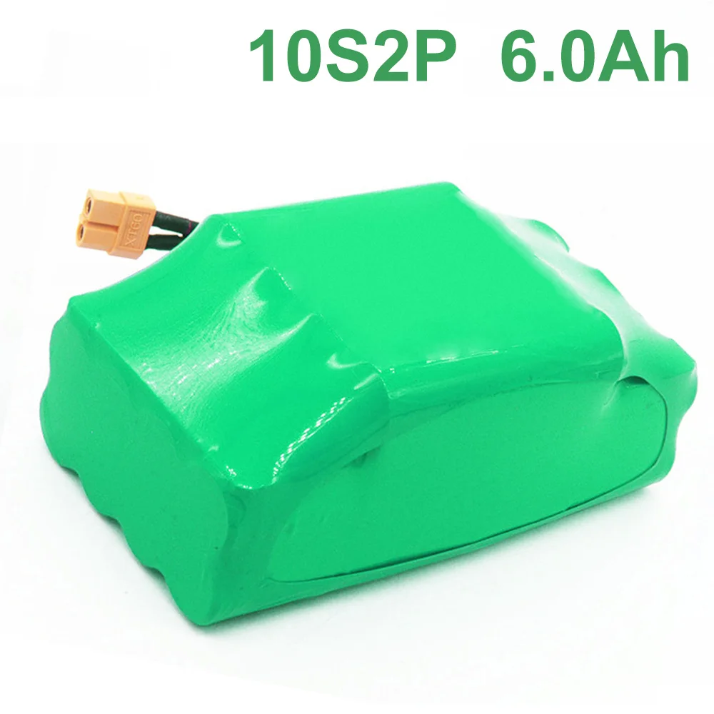 6.0Ah 36V rechargeable li-ion battery pack    for electric self balance scooter hoverboard unicycle 10S2P