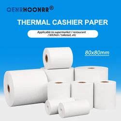 Thermal paper 80x80 mm POS printer 1 roll mobile bluetooth Cash register paper Rolling papers pos hospitality