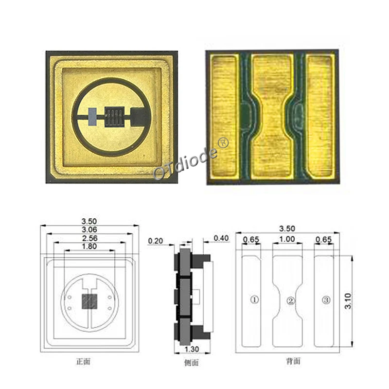 1PCS 265nm 275nm 310nm UVC LED Lamp beads 0.1W 5-7V SMD With 16/20mm Copper PCB Deep UV light Sterilization