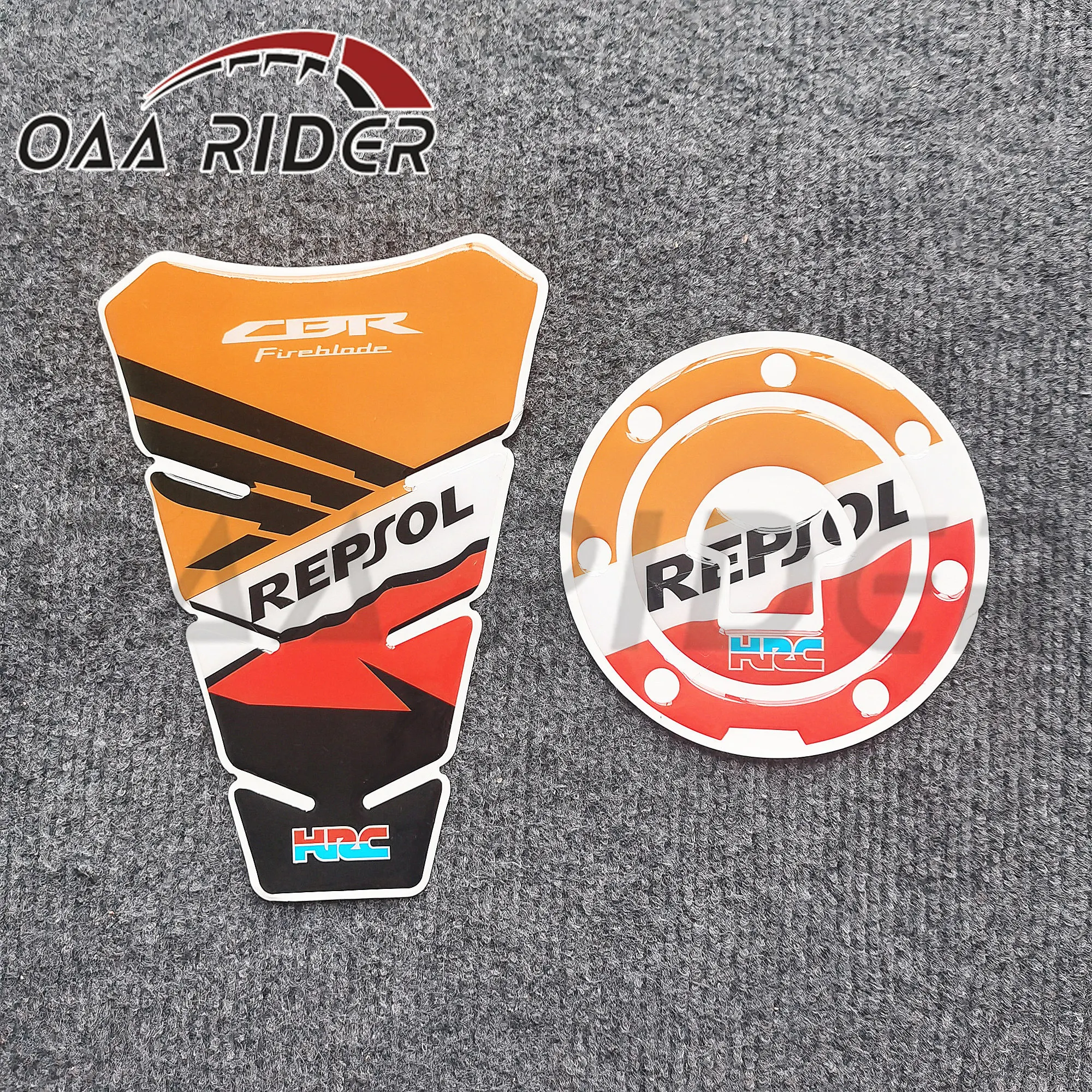 Motorcycle Tank Pad Gas Cap Cover Sticker For Honda CBR600RR CBR1000RR REPSOL HRC CBR FIREBLADE Motorbike Protector Decal Grip