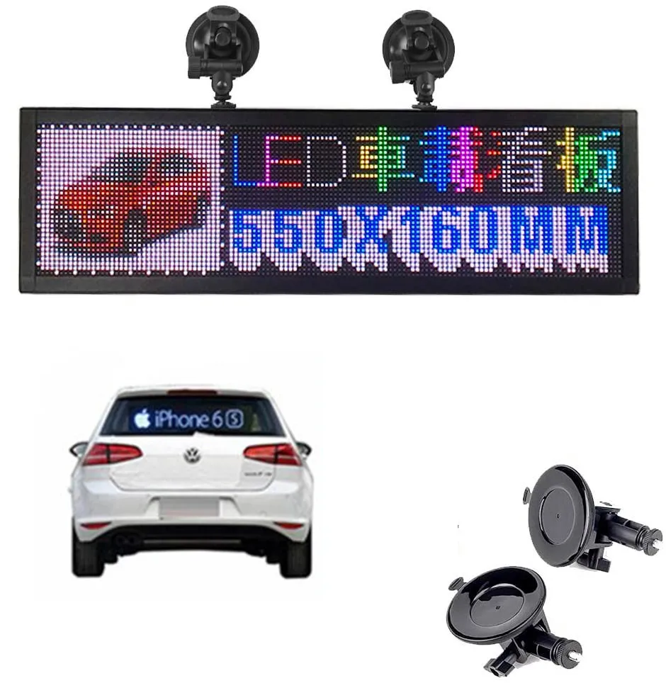 12v samochód P4MM 32*128 pikseli RGB znak Led kolorowy programowalny przewijanie informacji wielofunkcyjny panel wyświetlacza LED taxi