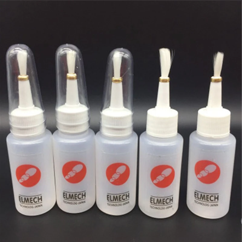 La nuova bottiglia di colofonia spazzolata da 50ML può essere utilizzata per riempire l'alcool di flusso e la colla adatta per strumenti di saldatura e pulizia del telefono cellulare