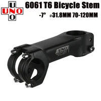 Vástago de bicicleta UNO, horquilla ultraligera para bicicleta de carretera, 7 grados, 28,6mm, 31,8mm, 70/80/90/100/110/120mm, bicicleta de montaña MTB Kalloy