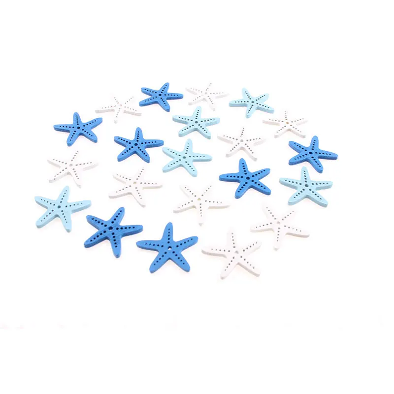 Mengen Star Houten Knop Voor Handwerk Voor Kleding Scrapbooking Ambachten Diy Kleding Naaien Accessoires Natuurlijke Knop Decoratieve